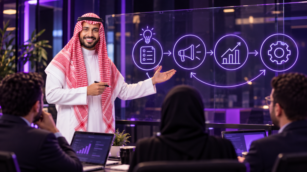 منهج أسامة عمران أحمد في التسويق مع فريق أسامة جروب