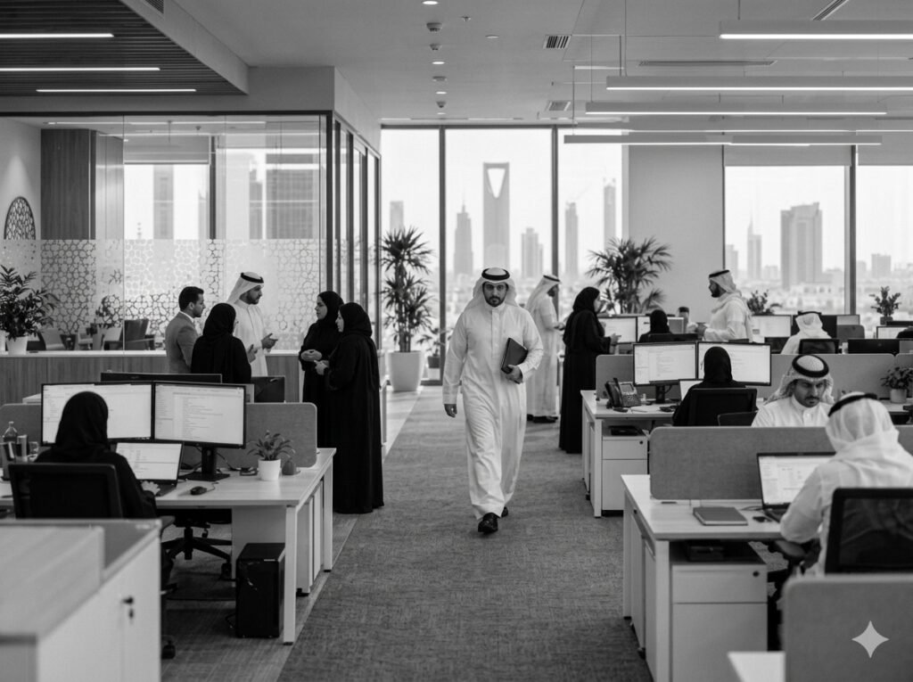 Osama Group team at the office